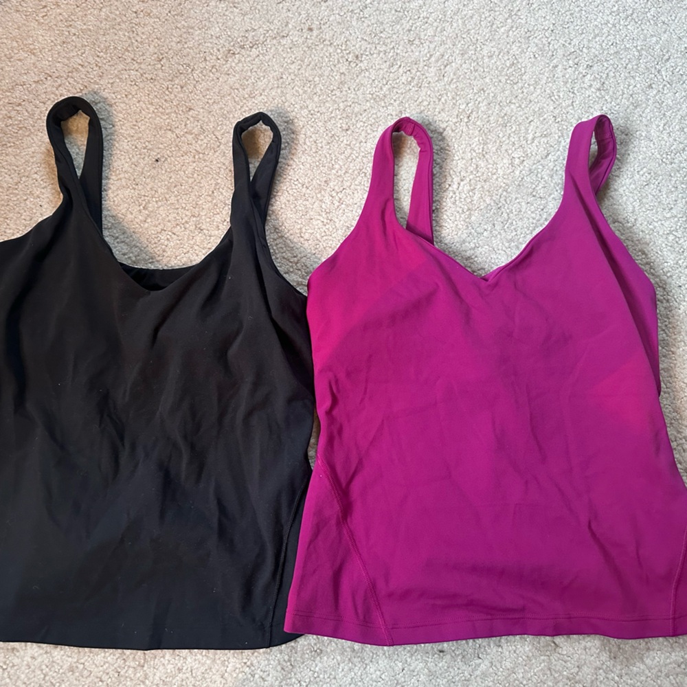 Lululemon Align Waist Length Tank Tops 8 Set of 2